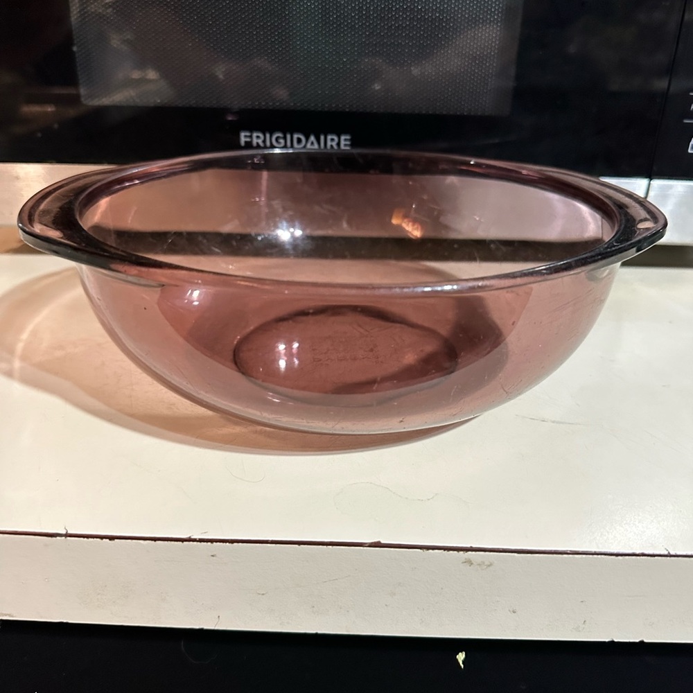 Pyrex‎ Vintage Nesting Bowl Cranberry Purple 024 21 D-10